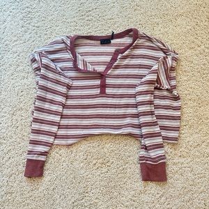 out from under cropped long sleeve tank top